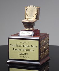 Officially Licensed NFL Fantasy Trophy - Perpetual