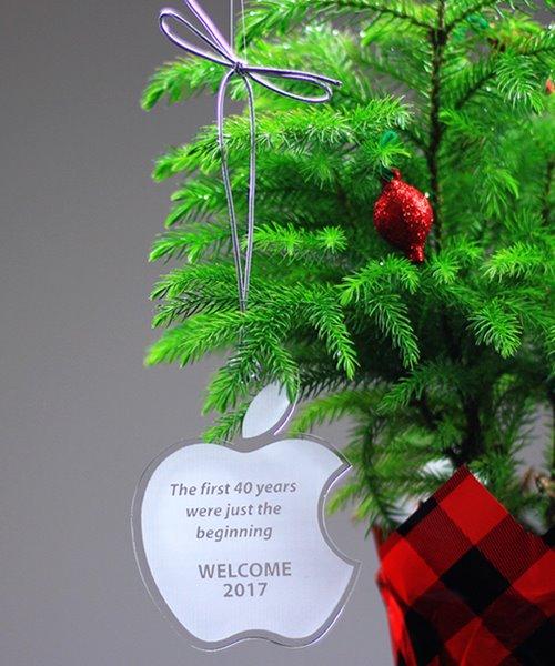 Custom Tree Shaped USA Made Acrylic Ornaments