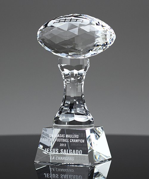 crystal football trophy championship