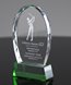 Picture of Golfer 3-D Crystal Trophy