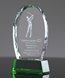 Picture of Golfer 3-D Crystal Trophy