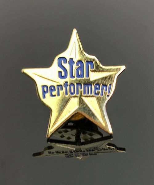 Recognition Pin Star Performer