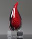 Picture of Crimson Trend Art Glass Flame Award