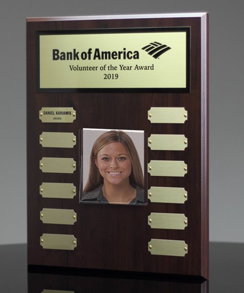 Employee of the Month Photo Plaque