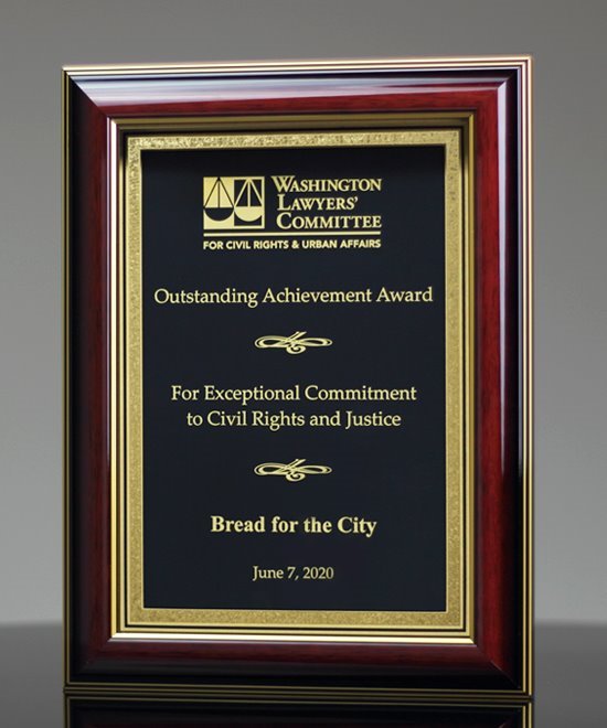 Achievement Recognition Plaque