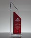 Picture of Red Success Crystal Award