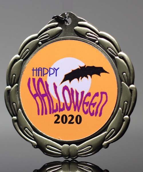 Picture of Custom Printed Halloween Medals