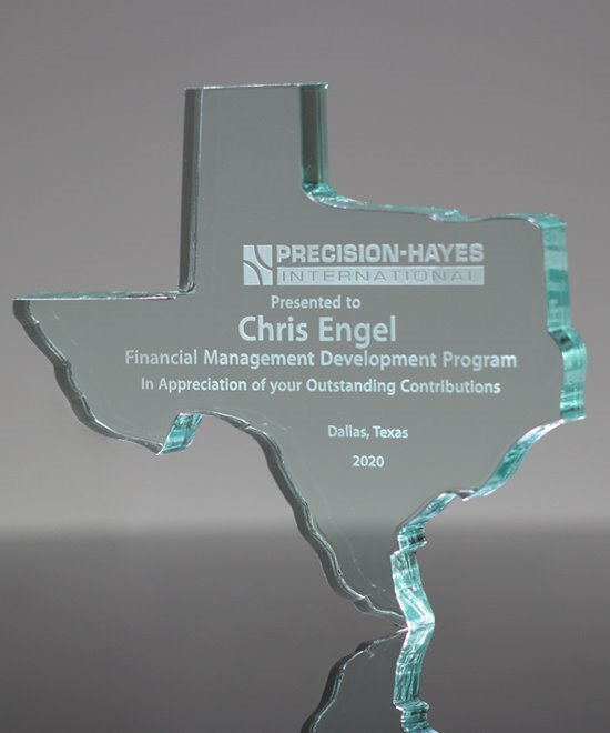 Texas Paperweight Acrylic