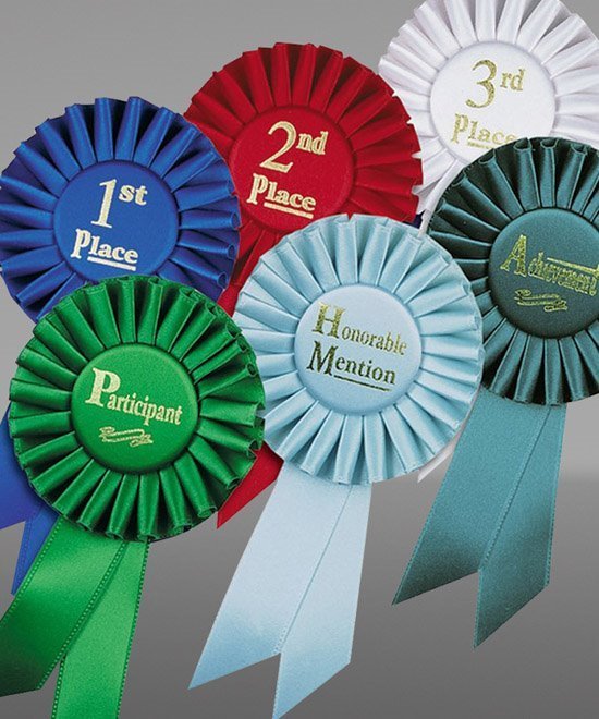 Stock Rosette Ribbons