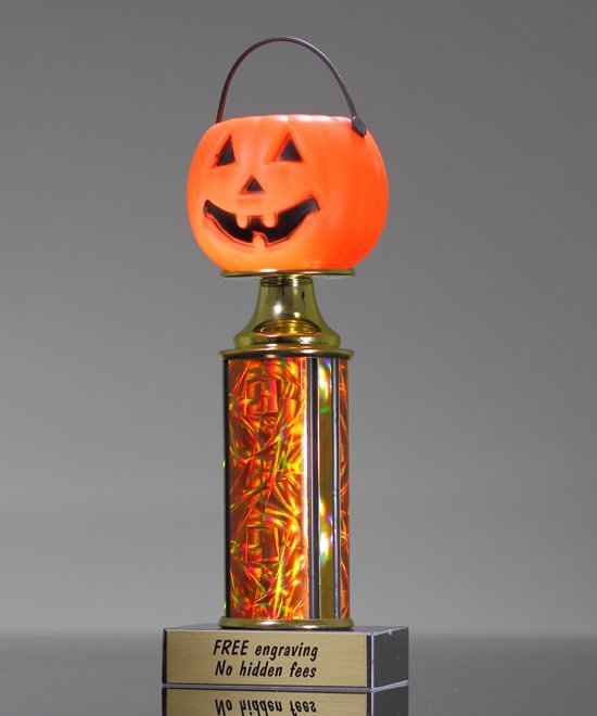 Pumpkin Head Halloween Trophy