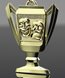 Picture of Drama Trophy-Cup Medal - Gold