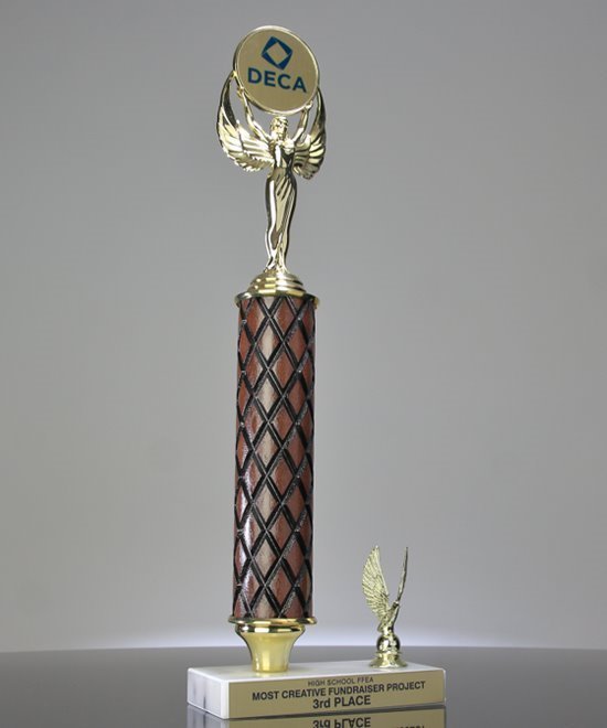 Classic Wood Column Trophy