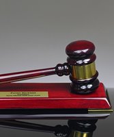 Picture of Deluxe Rosewood Gavel Award Set