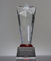 Picture of Optical Crystal Rising Star Award - Large Size