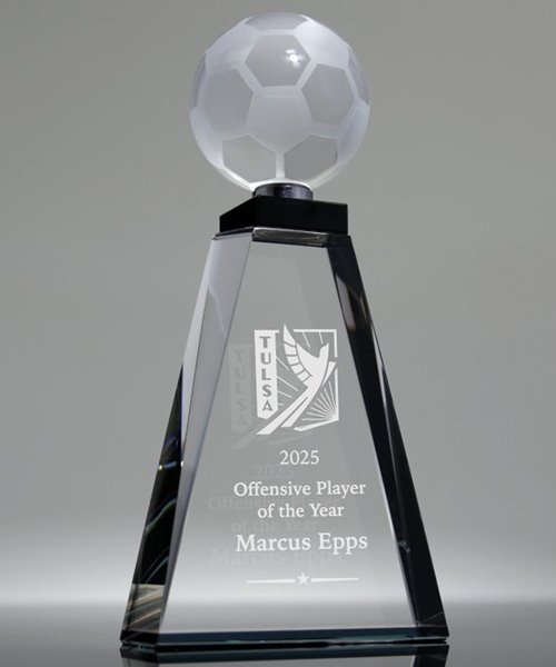 Picture of Apex Soccer Crystal Trophy