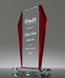 Picture of Newbury Red Starfire Glass Award