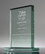 Picture of Optimist Jade Glass Rectangle Award