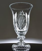 Picture of Durham Crystal Footed Vase Trophy