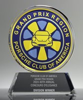 Picture of Custom Porsche Club Crystal Award