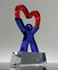 Picture of Custom Crystal Award - Two Tone Logo