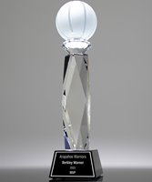 Picture of Basketball Crystal Obelisk Trophy