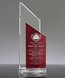 Picture of Red Success Crystal Award