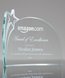 Picture of Curved Glass Star Award - Large Size