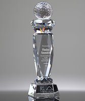 Picture of Ultimate Crystal Golf Tower Trophy