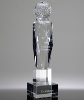 Picture of Majestic Golf Crystal Trophy