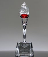 Picture of Ruby Flame Crystal Award