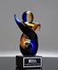 Picture of Art Glass Achiever Trophy