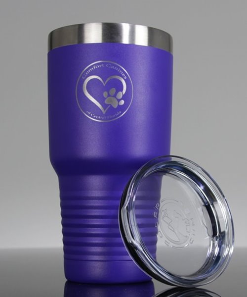 Picture of Laser Engraved Polar Camel 30 oz. Purple Insulated Tumbler