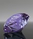 Picture of Purple Crystal Diamond Paperweight