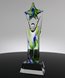 Picture of Premium Star Achiever Art Glass Award