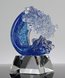 Picture of Force of Nature Art Glass Wave Award