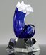 Picture of Artful Sapphire Wave Trophy