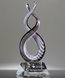 Picture of Luminous Fibers Helix Art Glass Award