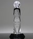 Picture of Champions Obelisk Crystal Soccer Trophy