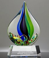 Picture of Bliss Art Crystal Award