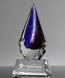 Picture of Royal Indigo Art Glass Diamond Award