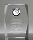 Picture of Faceted Crystal Clock Award