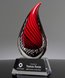 Picture of Scarlet Teardrop Art Glass Award