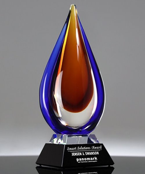 Picture of Twilight Reflections Art Glass Award