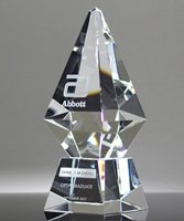 Picture of Excellence Award Crystal Obelisk