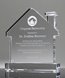 Picture of Clear Crystal House Award on Base