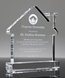 Picture of Clear Crystal House Award on Base