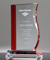 Picture of Red Wave Crystal Award