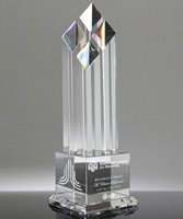 Picture of Elite Crystal Diamond Spire Award