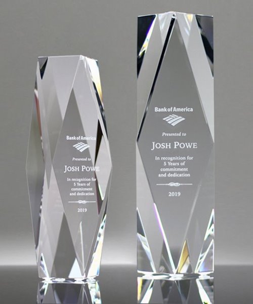 Picture of Presidents Tower Crystal Award