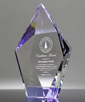 Picture of Lavender Gem Diamond Crystal Award